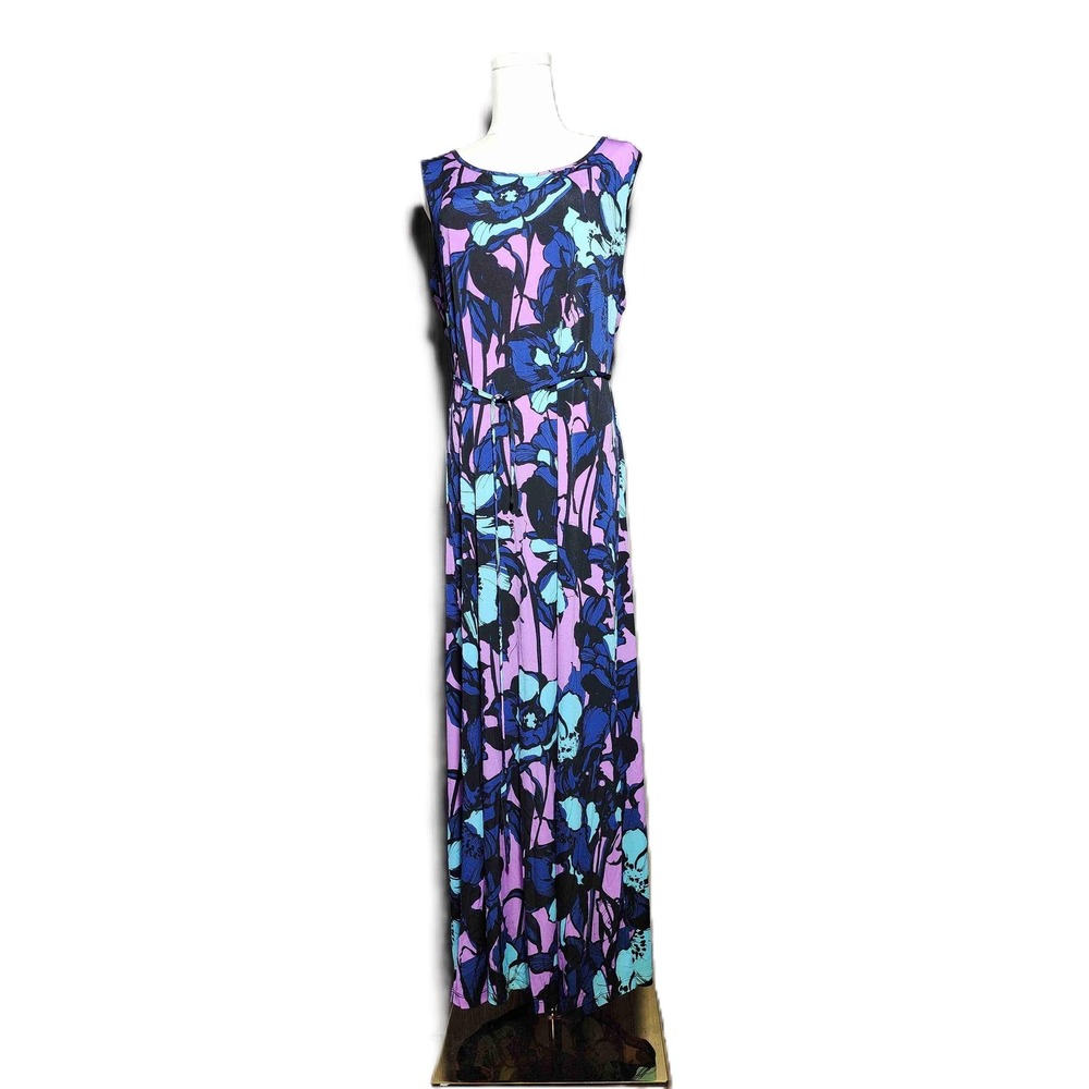 NWT Skye's The Limit Vivid Dreams Floral Sleeveless Maxi Dress XL